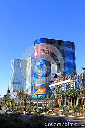 Las Vegas Strip Editorial Stock Photo