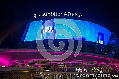 Las Vegas T-Mobile arena Editorial Stock Photo