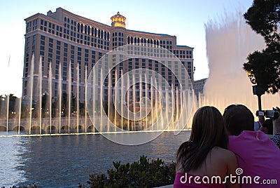 Las Vegas Tourism Editorial Stock Photo