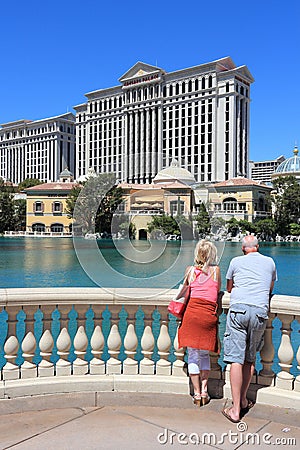 Las Vegas tourists Editorial Stock Photo