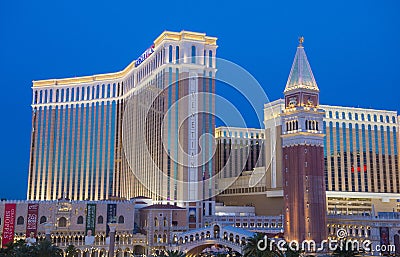 Las Vegas , Venetian hotel Editorial Stock Photo