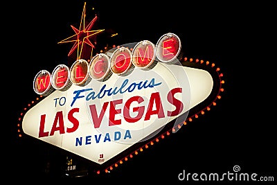 Las vegas welcome sign Editorial Stock Photo