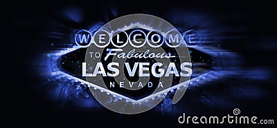 Las Vegas Welcome Sign Stock Photo