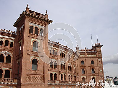 Las Ventas - Plaza de Toros Editorial Stock Photo