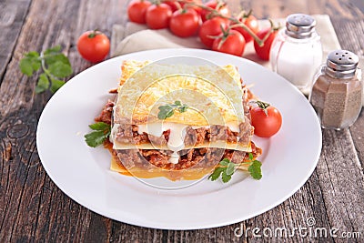 Lasagna Stock Photo