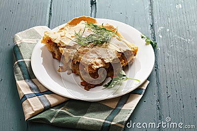 Lasagna Stock Photo