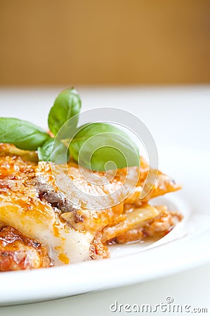 Lasagne Stock Photo
