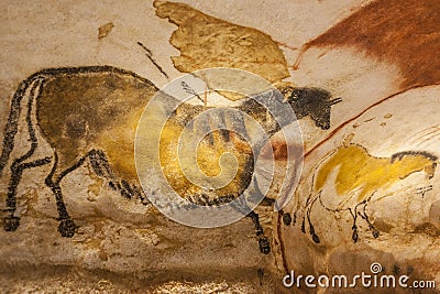 Lascaux cave paintings Editorial Stock Photo