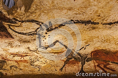 Lascaux cave paintings Editorial Stock Photo