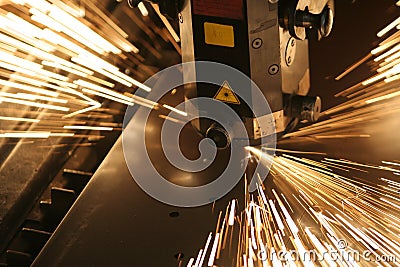 Laser close-up Stock Photo