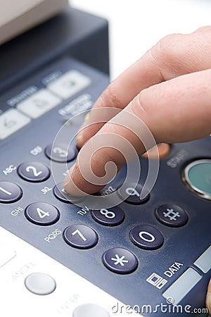 Laser copier and fax Stock Photo