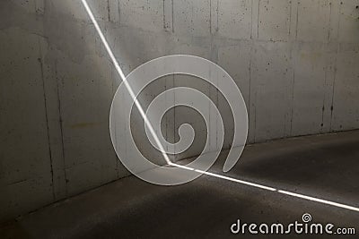 Laser light trace Stock Photo