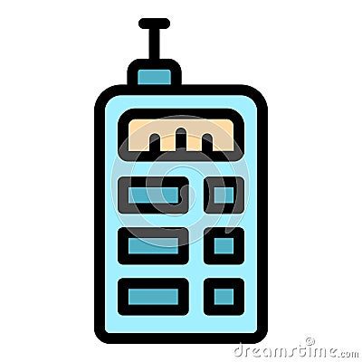 Laser measuring device icon vector flat Vector Illustration