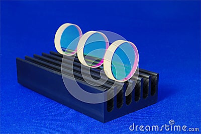 Laser optics Stock Photo