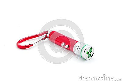 Laser pointer flashlight Stock Photo