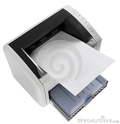 Laser printer Stock Photo