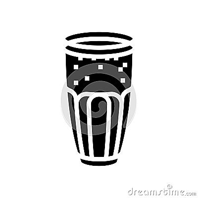 lassi drink indian cuisine glyph icon vector illustration Vector Illustration