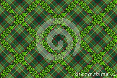 Ð¡lassic plaid patterned overlay. The basis is Armagh tartan Stock Photo