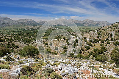 The Lassithi Plateau Stock Photo