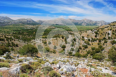 The Lassithi Plateau Stock Photo