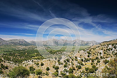 The Lassithi Plateau Stock Photo