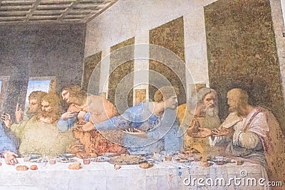 Last Supper Jesus Editorial Stock Photo