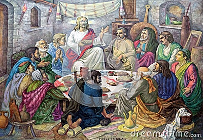 Last supper Stock Photo