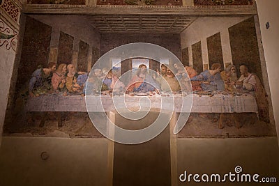 The last supper in Milan Stock Photo