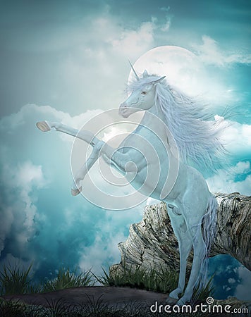 Last unicorn Stock Photo