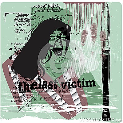 Last victim Vector Illustration