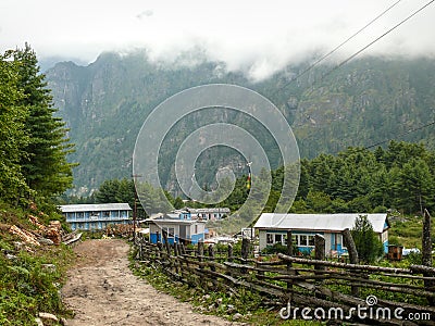 Latamro village - Nepal Editorial Stock Photo