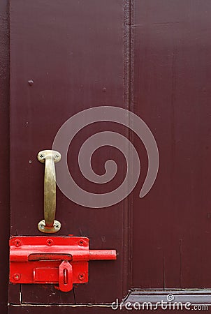Latch lock Stock Photo