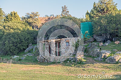 Late afternoon scene at the Gifberg Resort camping site Editorial Stock Photo