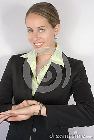 Late for an appointment Stock Photo