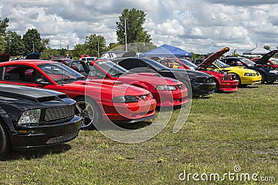 Mustang car show Editorial Stock Photo