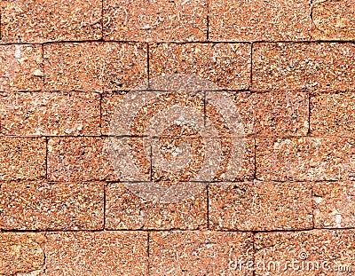 Laterite wall a hazel Stock Photo