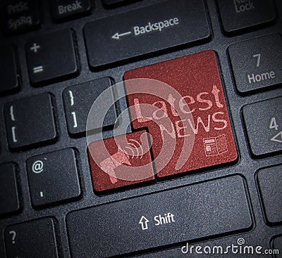 Latest News Stock Photo