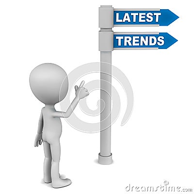 Latest trends Stock Photo