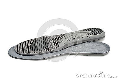 Latex shoe insoles Stock Photo