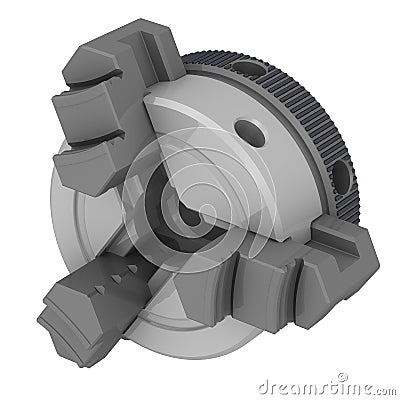 Lathe chuck Cartoon Illustration