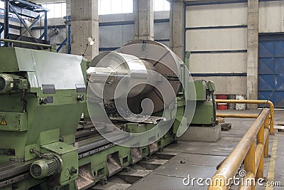 Lathe grinder Stock Photo