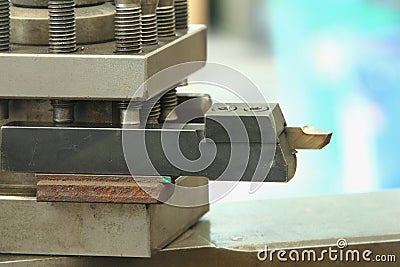 Lathe machine Stock Photo