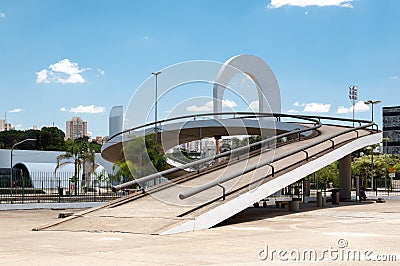 Latin America Memorial Sao Paulo Editorial Stock Photo