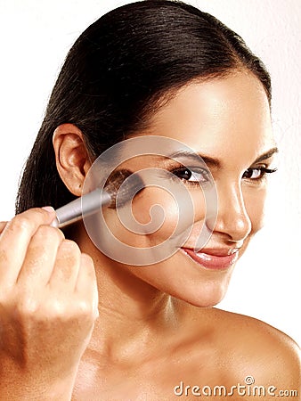 Latin makeup. Stock Photo