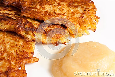 Latkes Stock Photo