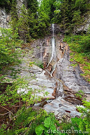 Latoritei waterfall in Romania mountains Stock Photo