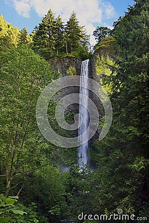 Latourell Falls Oregon 2 Stock Photo