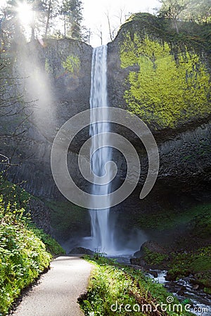 Latourell Falls, Oregon Stock Photo