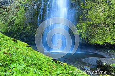 Latourell Waterfall Columbia River Gorge Stock Photo