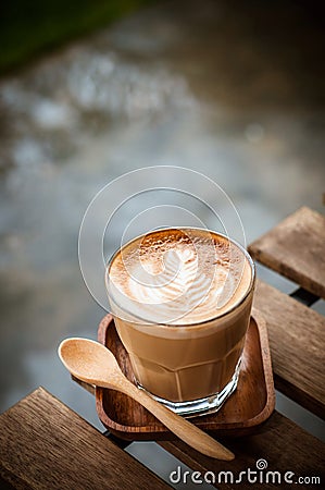 Latte Stock Photo